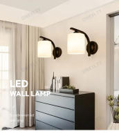 Lámpara De Pared E27 Sconce Retro De Hierro Para Decoración De Sala De Estar Y Dormitorio Iluminación Nórdica Con Interruptor Luz De Pared Interior - details 0