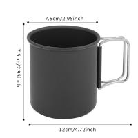 Vaso De Acero Inoxidable Para Camping Y Viajes 300ml Plegable Y Stackable Para Cerveza Vino Té Café Leche Uso Interior Y Exterior - details 18