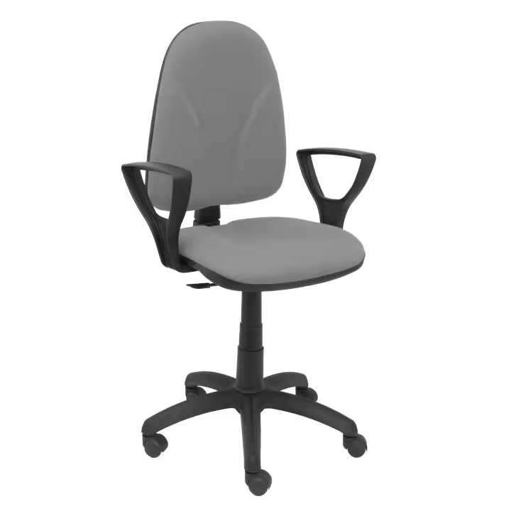Piqueras Y Crespo Silla de Oficina Ergonómica BALI Gris Claro con Brazos Fijos - 1