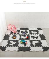 Alfombra De Juego Para Bebés Con Valla EVA Espuma Alfombra De Piso Gruesa Para Niños Juguetes Educativos Tablero De Actividades Color Aleatorio - details 6