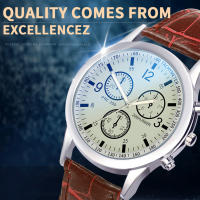 Reloj De Lujo De Cuarzo Con Dial De Acero Inoxidable Reloj Casual De Pulsera Material De Correa De Cuero Estilo Fashion & Casual - details 34