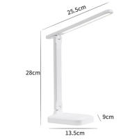 Lámpara De Escritorio LED Toque Plegable Y Ajustable Con Enchufe USB Protección Ocular Luz De Mesa Para Cama Moderna Estilo Recargable - details 0