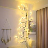 1PC Luz De Ramas De Árbol Con 96 LEDs Para Decoración De Escritorio Pared Fiesta Hogar USB Iluminación Nocturna Con 8 Modos DIY Vine Light - details 5