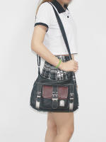 Bolso Bandolera Grande Para Niñas Versátil Suave De Color Contraste Estilo Y2K Para Viajes Compras Y Comunicación - details 5