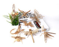 Juguete Educativo 3D De Madera Para Niños Puzzle De Insectos Y Animales Decoración Para El Hogar Regalo Para Niños De 3-12 Años - details 0