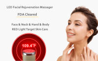 Terapia De Luz Roja LED 625/825nm Cuidado De Belleza Infrarrojo Tensión De Piel Anti Envejecimiento Levantamiento Facial Lanzador De Luz Masajeador - details 5