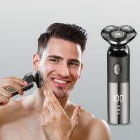 Afeitadora Eléctrica Rotatoria Para Hombres Fácil De Limpieza Tecnología Avanzada Regalo Ideal Para Día Del Padre - details 0