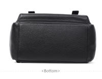 Mochila Para Hombre De Cuero Genuino Grande Capacidad Con Bolsillo Para Portátil De 15.6 Pulgadas Diseño Moda Múltiples Bolsillos Bolsa Escolar - details 23