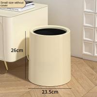 Cenicero De Doble Capa Estilo Nórdico Para Sala De Estar Dormitorio Cocina Baño Oficina Creativo Redondo Cilíndrico - details 6
