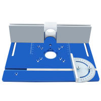 Kit De Elevador De Ruteador Para Carpintería - Placa De Inserto Para Mesa De Ruteador Aluminio Con Guía De Miter Y Bracket Para Motores De 65mm - details 11