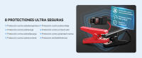 VoltSurge Arrancador de Emergencia para Coche 12V, 5000A Jump Starter (Gasolina o Diésel hasta 10.0L), Compresor de Aire 150 PSI, Power Bank, Linterna LED - Arranque Rápido para Baterías Agotadas - details 3