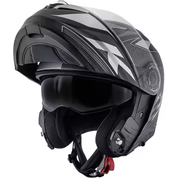 Casco modular KV32 Orlando Strong Negro Gris - 1