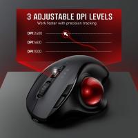 Ratón Inalámbrico Con Teclado SEENDA Bluetooth 2.4G USB Recargable Ergonómico Para Computadora Android Windows 3 DPI Ajustables Compatible Con Mac - details 2