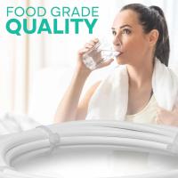 Tubo De Plástico PE Para Sistemas De Filtro De Agua Desionizada Por Osmosis Inversa De 5/10/20m Diámetro Exterior 1/4" Con Conexión Rápida Para Acuarios - details 1