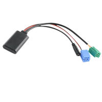 Módulo Bluetooth Para Coche Con Entrada AUX in Adaptador De Música MP3 Handsfree Mini ISO 6Pin Y Cable AUX Para Renault Megane Scenic - details 8