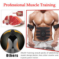 Estimulador Muscular EMS Inalámbrico Entrenador De Abdomen ABS Afinador De Cuerpo Fitness Para Hips Parche Adelgazante Unisex - details 7
