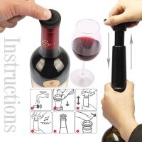 Paquete de 4 Bombas conservadoras De Vino Con Tapon De Vino al vacío, conservadoras de vino reutilizables, mantienen el vino Fresh Wine Para La Cocina, La Oficina, El Hogar, Los insumos para Fiesas de Adultos - details 2