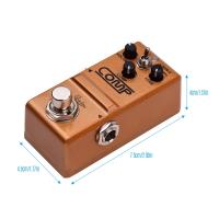 Pedal De Compresor Analógico Pequeño Rowin Para Guitarra Y Bajo Efecto De Compresión Pedalboard Bypass Verdadero Pieza De Hardware De Guitarra - details 2