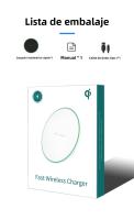 Cargador Inalámbrico Ultra Delgado 15W Qi - Diseño Redondo Elegant, Carga rápida para iPhone , Samsung Galaxy y Todos Los Smartphones Compatibles, Gift Perfecto Tecnológico - details 5