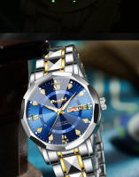 Reloj De Pulsera Cuarzo POSHI Para Hombre Resistente Al Agua Con Calendario Y Semana Luminoso Manos Dual Moda Y Casual - details 10