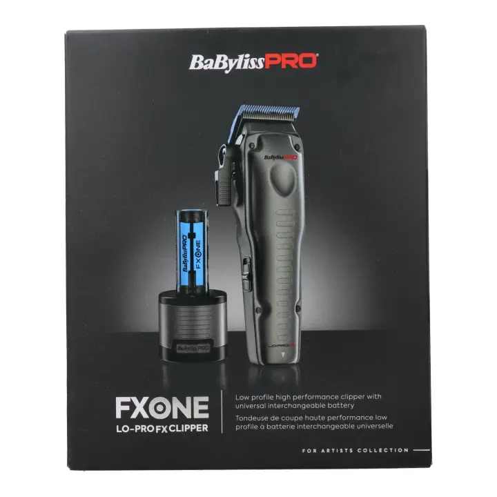 Babylisspro máquina fxone lo profx clipper grey, la maquina de cabello fxone lo-profx. - 1