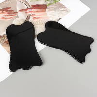 Gua Sha De Obsidiana Grande Herramienta De Cuidado De La Piel Y Masaje De Cristal Negro Para Elevación Del Piel Tamaño 120*70 Mm Peso 95 G - details 1