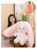 Muñeco De Peluche Transformable En Fresa Y Conejo De Zanahoria 25CM Juguete Suave Regalo Ideal Para Niños Y Adultos - details 23