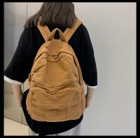 Mochila De Lona Para Mujer Gran Capacidad Estilo Vintage Para Estudiantes De Colegio Y Viajes Mochila Casual Para Damas - details 3