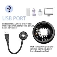 Lámpara De USB Luz De Atardecer Ambiente Nocturno Para Decoración De Habitación Y Fotografía Selfie Luz De Escena Para Teléfono Móvil Regalo - details 1