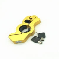Cerradura De Manillar Para Motocicleta Anti-Robo Aleación De Aluminio Bloque De Freno De Barra Sólida Para ATV Bikes De Calle Y Tierra - details 5