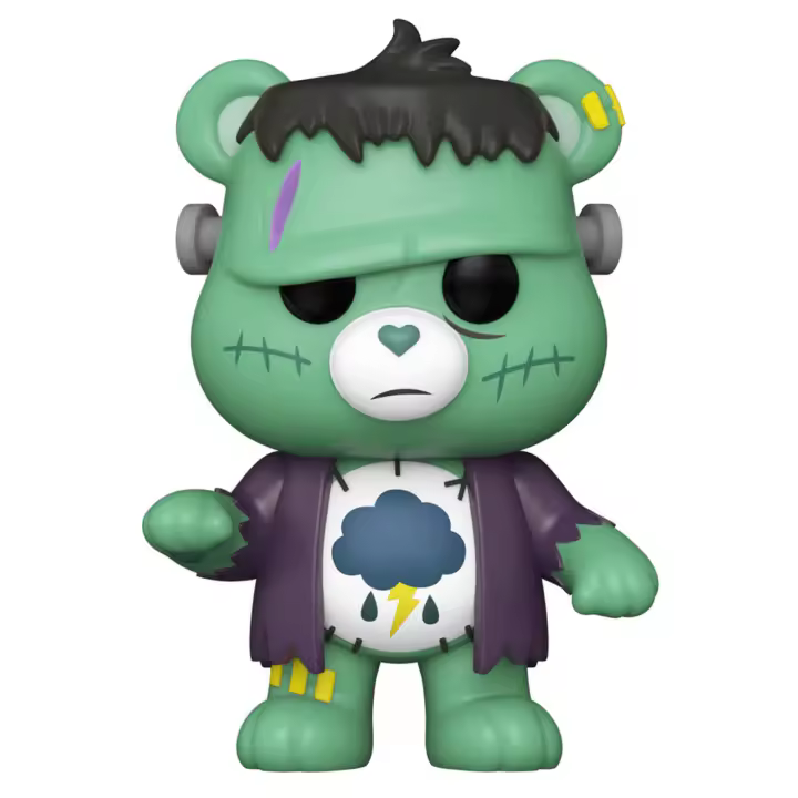 Figura Pop Care Bears X Monsters Grumpy Bear Frankenstein-Figura de Vinilo Coleccionable - Idea de Regalo- Mercancia Oficial - Juguetes para Niños y Adultos - Movies Fans - Muñeco para Coleccionistas y Exposición - 1