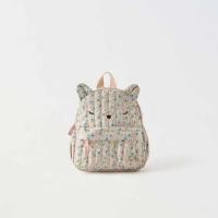 Mochila Infantil De Moda Con Estampado Floral Para Gatos Auténtica Auténtica Mochila Mini Para Bebés Y Niñas Material De Lona Acolchado Con Poliéster Con Cierre De Cremallera - details 1