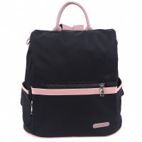 Mochila Oxford Casual 2024 Para Mujer Negra Impermeable De Nylon Para Estudiantes Adolescentes Niñas Bolsa De Viaje De Moda Con Manija Suave Sistema De Almacenamiento Arcuado - details 3