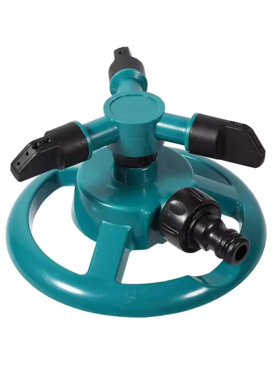 Boquilla De Riego Automática 360 Grados Para Jardín Y Césped Sprinkler Con Rociador Rotativo Irrigación De Agua Suministros Para El Jardín - 1