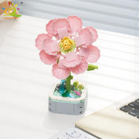 Bloques De Construcción HUIQIBAO MOC Con Plantas Succulentas Y Flor Eterna Jardín Bonsái Romántico Para Adultos Y Niños - details 10