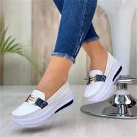 Zapatos De Mujer Casual Comodidad Fashion Redonda Antideslizante Tacón Medio Suela Gruesa Zapatos Deportivos Para Caminar Diario - details 2