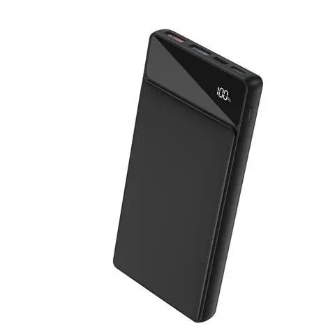 POWERBANK XO PR132 10.000mAh NEGRA - 2xUSB-A,1xUSB-C - CARGA RAPIDA - PANTALLA LCD - 1