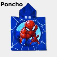 Poncho SpiderMan,Toalla de niño Infantil de baño y Playa con Capucha,MICROFIBRA 100% POLYESTER,cm,fespu - details 0