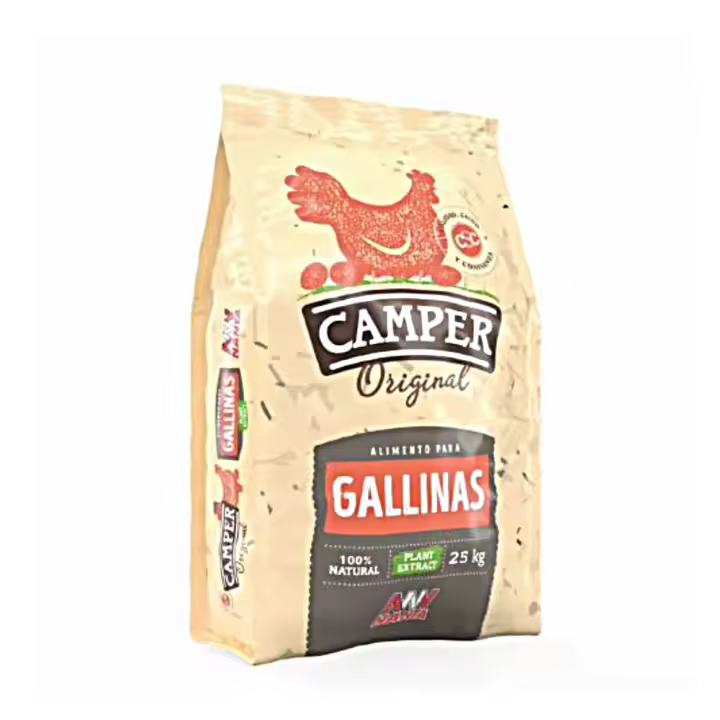 CAMPERPUESTA - Alimento Completo para gallinas Camperas y ponedoras  que favorece la producción de Huevos con Mezcla de Cereales seleccionados en formato de 10kg o 25kg - Nanta - 1