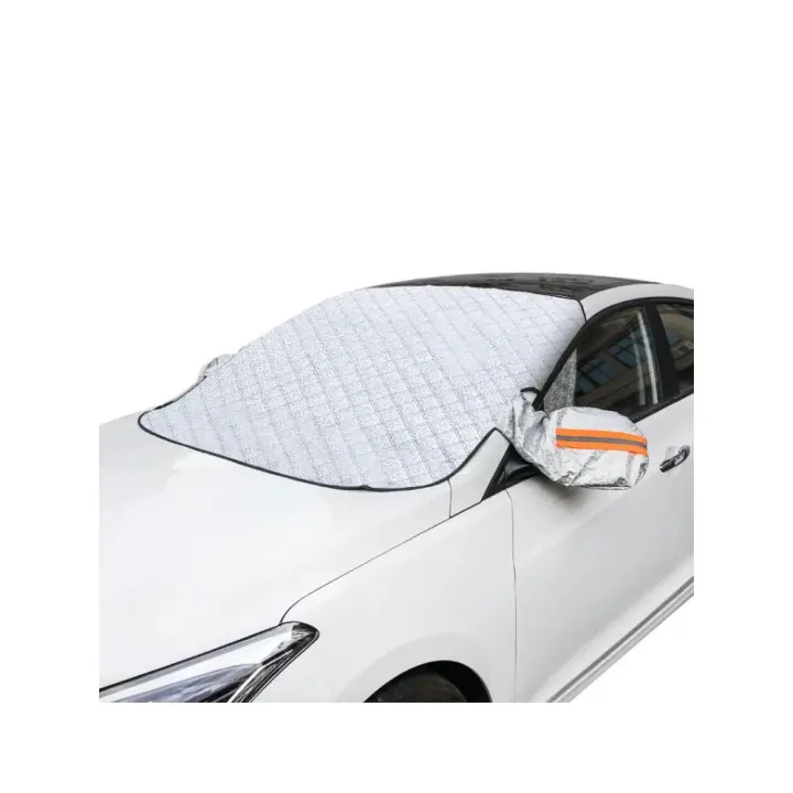 Protector De Parabrisas Para Invierno Cubierta Anticongelante Para Ventana Delantero Protección Contra La Nieve Y Hielo Material De Poliéster No Tejido Grueso - 1
