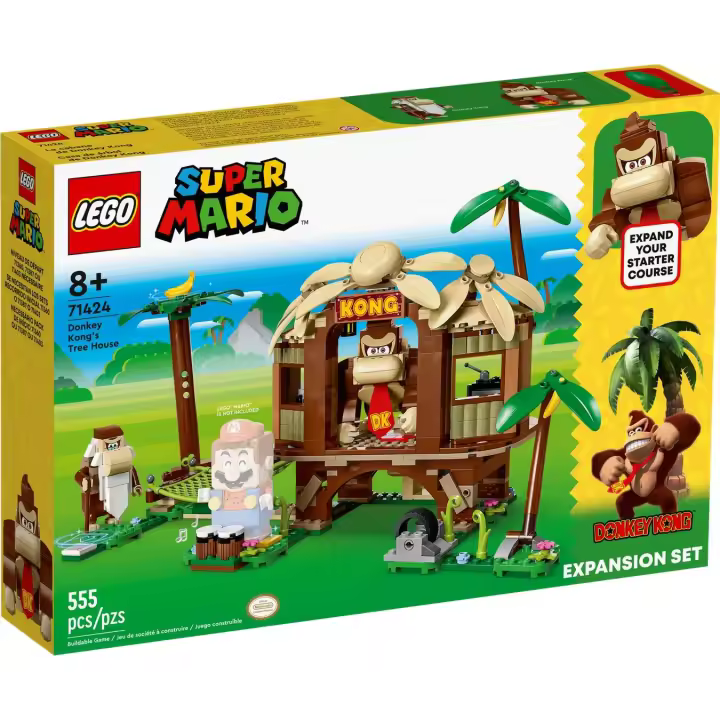 LEGO MARIO BROS 71424: Set de Expansión: Casa del árbol de Donkey Kong - 1