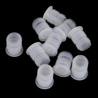 10Pcs Tapón De Botella De Plástico Rojo Para Vino Tapón Transparente Con Agujero Para Sal Resistente Al Polvo Fácil De Retirar - details 6