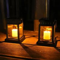 Lámpara Solar LED Retro De Hierro Para Exterior Luces Colgantes De Camino Decorativas Vintage Incluye Bombillas Fuente De Energía Solar - details 10