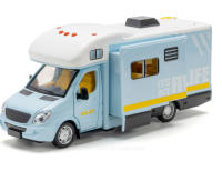 Modelo De Camión De Turismo 1/32 En Aleación De Metal Con Puertas Abiertas Llantas De Goma Sonido Y Luz Función Retroceso Juguete Para Niños - details 2