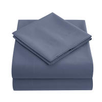 Juego De Cama Sólido Suave Y Acariciado Con Sábana Colchón Fundas Para Cama Twin Full Queen CA King 3/4 Piezas 100% Poliéster Fibra Técnica Básica Tejido De Brillo - details 18