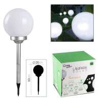 LILI HOME 🌕 Lámparas Solares en Forma de Bola - Blanca - Disponibles en tres tamaños: Ø 10 / Ø 20 / Ø 25 cm - Crear un efecto decorativo y ambiental. Su luz blanca proporciona claridad y resalta los rincones de tu exterior. Pueden colocarse sobre el suel - details 1
