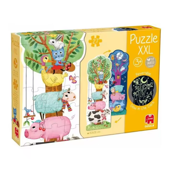 Puzzle XXL Farm Día y Noche de Diset - Aprende Jugando - 1