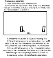Gauge De Presión Electrónico Con Pantalla Digital Para Refrigeración Y Aire Acondicionado Tester De Vacío Y Fluoruro - details 9
