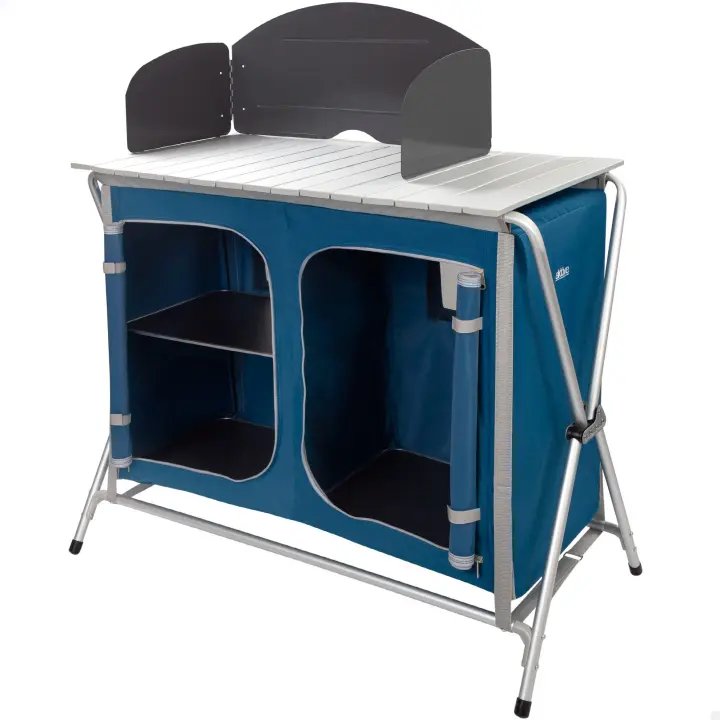 Mueble plegable cocina camping con paravientos Aktive - 1