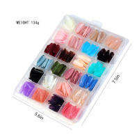 Kit De Uñas Postizas Press on 576 Piezas Acrílicas Extensión Coffin Formas Gel Para Póster De Uñas Artificiales Set De Herramientas - details 2